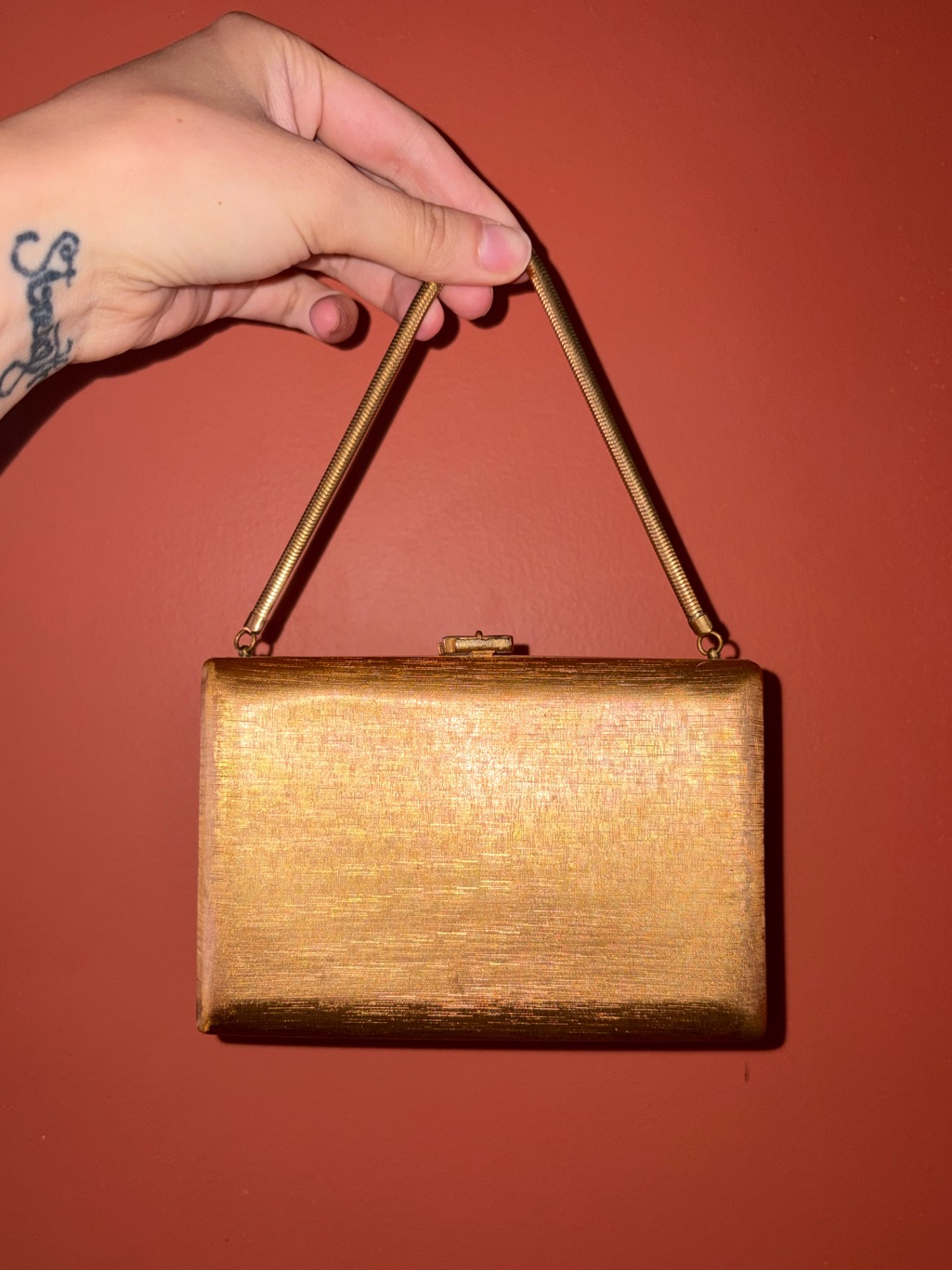Antique Volupt Gold Handbag
